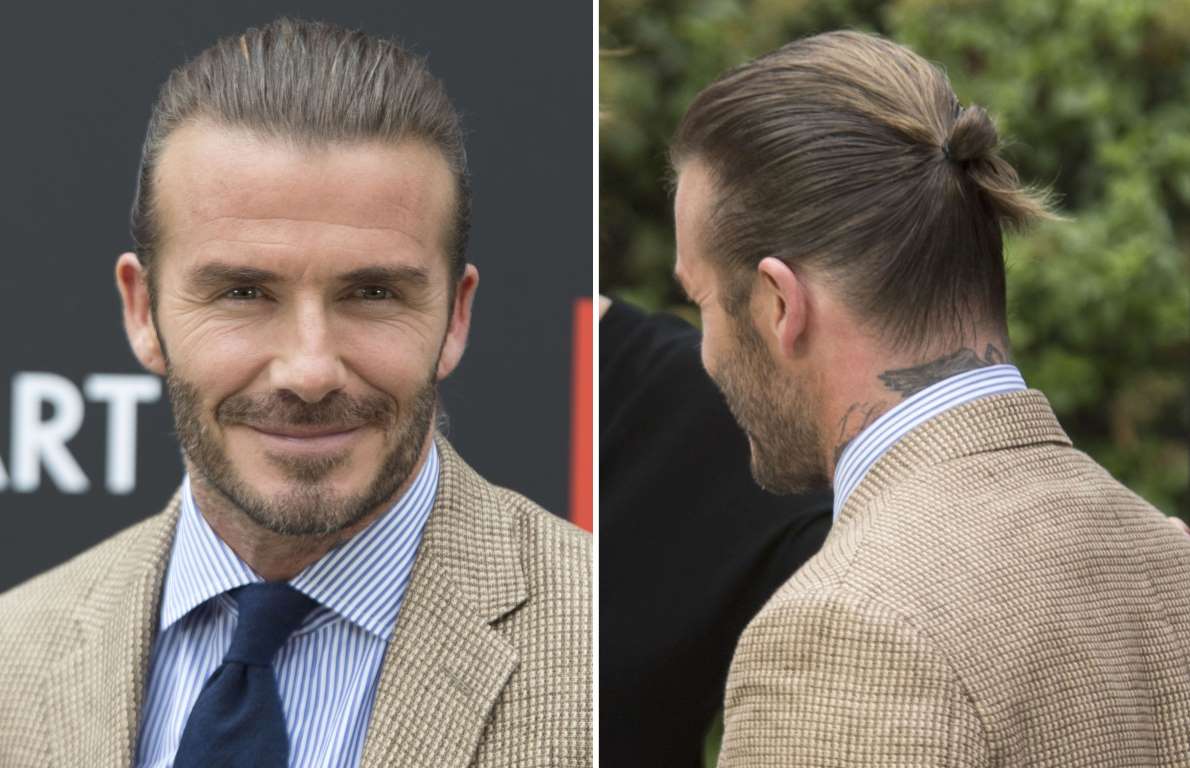 David Beckham хвостик